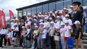 Состоялась Всероссийская акция «Зарядка со стражем порядка», приуроченная  ко Дню физкультурника