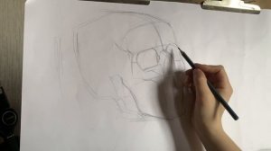 ОСНОВЫ РИСУНКА: как рисовать ЧЕРЕП