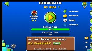 Прошёл блодбав. Играю в geometry dash.