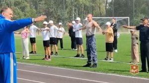 В Хакасии полицейские, общественники и активисты «Движения Первых» приняли участие в акции «Зарядка