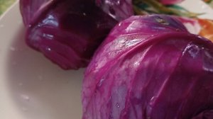 Красно качанная капуста.