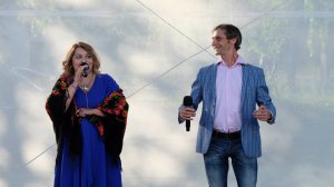 Владимир Коварский и Елена Власова на Летней Академии. Новосибирск, 10 августа 2025.