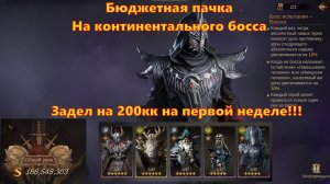 Бюджетная пачка на континентального босса!!! Васска командой заморозки!!! | Dragonheir: Silent Gods
