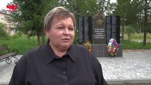 Открытие памятника в Малышево