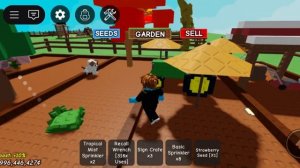 играем с Матвеем в вырасти сад