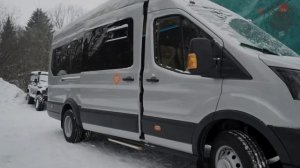 Подножка для микроавтобуса с электроприводом