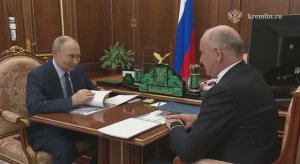 Владимир Путин провёл рабочую встречу с главой Карачаево-Черкесии Рашидом Темрезовым