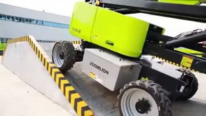 Коленчатый подъемник Zoomlion ZA20JE, Максимальная высота подъёма платформы - 19,45 м