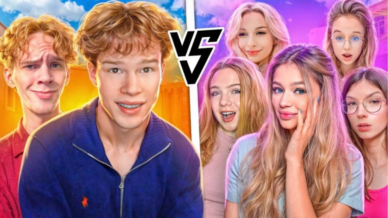 АПОЛЛОН И БРАТИШКА ПРОТИВ 5 ДЕВОЧЕК ЮТУБЕРШ В STANDOFF 2😂