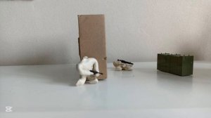 война пластилиновых человечков. #1