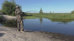 БЕШЕНЫЙ КЛЕВ ЩУКИ НА ЭТИХ БОЛОТАХ И РАЗЛИВАХ!!! НЕ ЗРЯ ПРОЕХАЛИ 100 Км В ПОИСКАХ РЫБЫ!!!