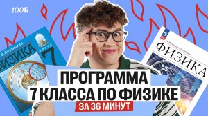 Годовой курс 7 класса по физике | Азат Адеев | 100балльный