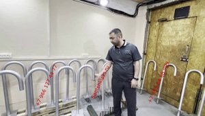 Проходка кабельная на кровлю Гусак ПГ1 35-1000 с опорной пластиной 200 х 200 / 4 мм