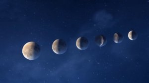 Фазы Луны на небе