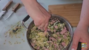 Окрошка на кефире и квасе