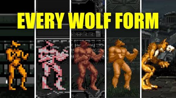 Altered Beast — эволюция превращений в волка 🐺 смотреть онлайн