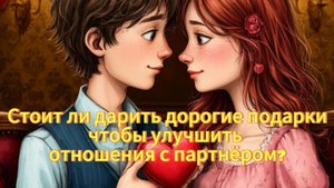 Дарить ли дорогие подарки для того чтобы улучить отношения?