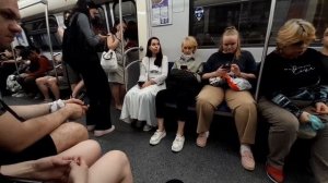 Поездка на метро из Беговой до Сенной Площади