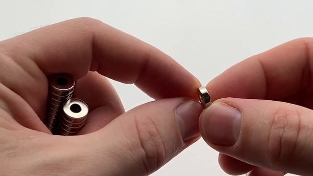 Неодимовый магнит кольцо 10х4х3 мм