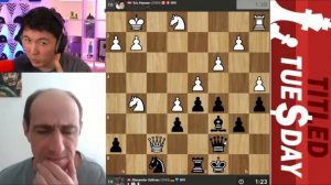 GM Эрик Хансен(3000) Попробую победить его еще раз!