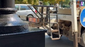 На улице Карла Маркса привели в порядок фонари 💡