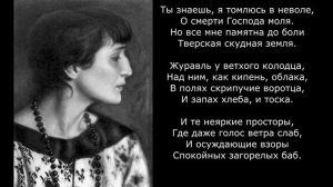 Песня 2025. Ахматова А. А. - Ты знаешь, я томлюсь в неволе…