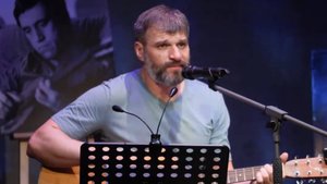 Александр Силаев в музее Владимира Высоцкого.25.07.2025.