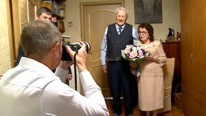 (Рыбинск-40) "ЖЕЛЕЗНАЯ" СВАДЬБА СУПРУГОВ БЕЛЬСКИХ