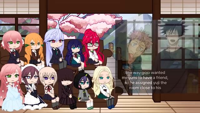 100 girlfriends who really love you react to rantaro as yuji itadori смотреть онлайн