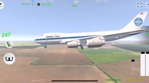 Посадка 🛬 боинга 747