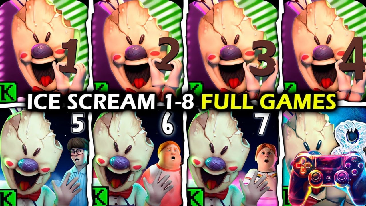 Прохождение всех частей мороженщика 1-8 без комментариев смотреть онлайн