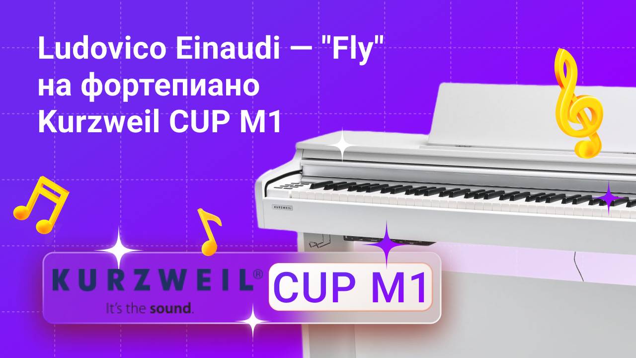 Что, если ваше фортепиано может звучать богаче? - Kurzweil CUP M1 | Глинки.ру PLAYZONE Einaudi Fly