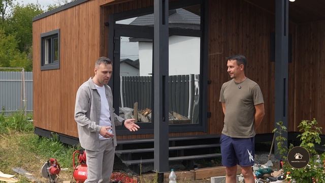 Красивая и компактная модульная баня! смотреть онлайн