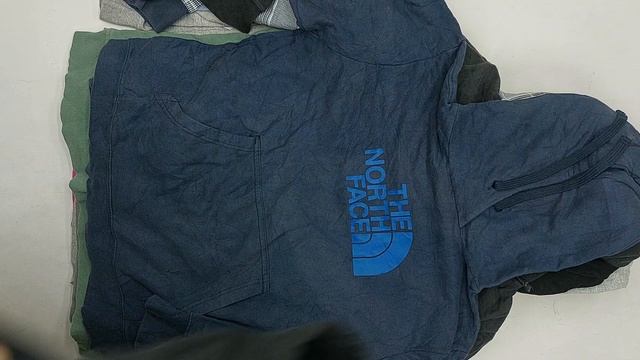 North face толстовки м/ж секонд оптом 12 пак