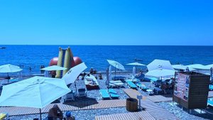 Сочи. Лазаревское. Санаторий ″Бирюза″. Вдоль пляжа. 2025