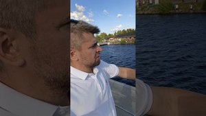 Деревня Кижи на острове