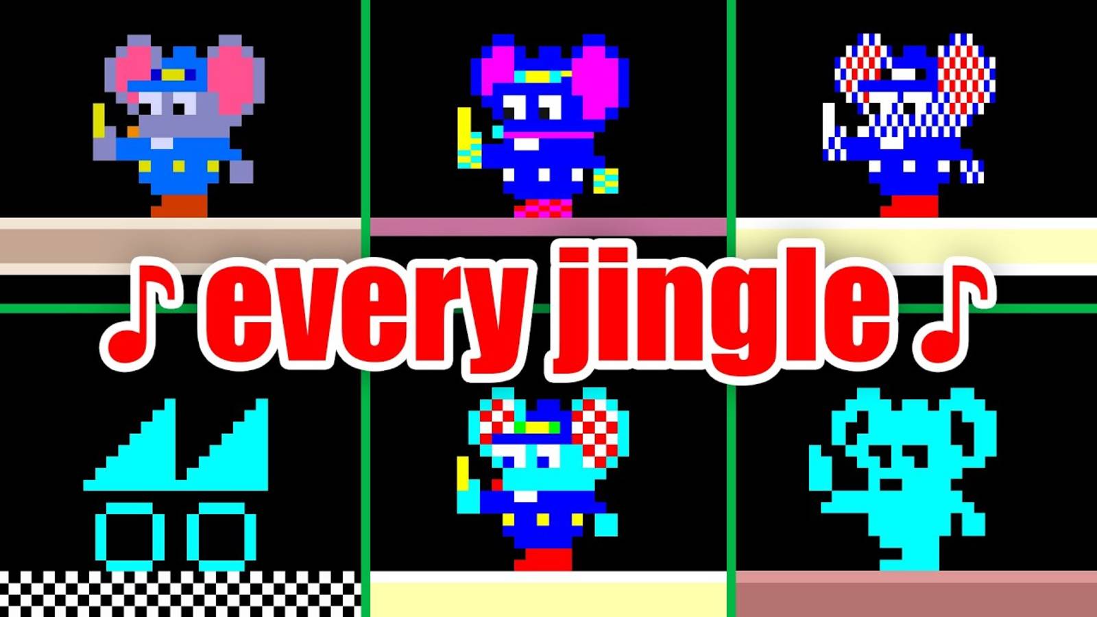 Mappy — сравнение вступительных мелодий почти во всех версиях! 🎵🐭 смотреть онлайн