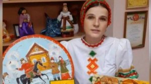 Городецкая роспись.Купавка — традиционный элемент городецкой росписи.