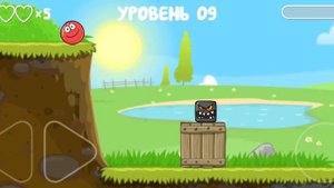 Red Ball 4 Прохождение #1 Зелёные холмы.