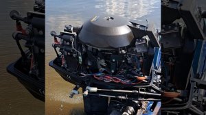 Работа лодочного мотора Парсун 30 л.с.