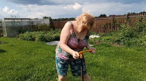 Тестируем культиватор торнадо.