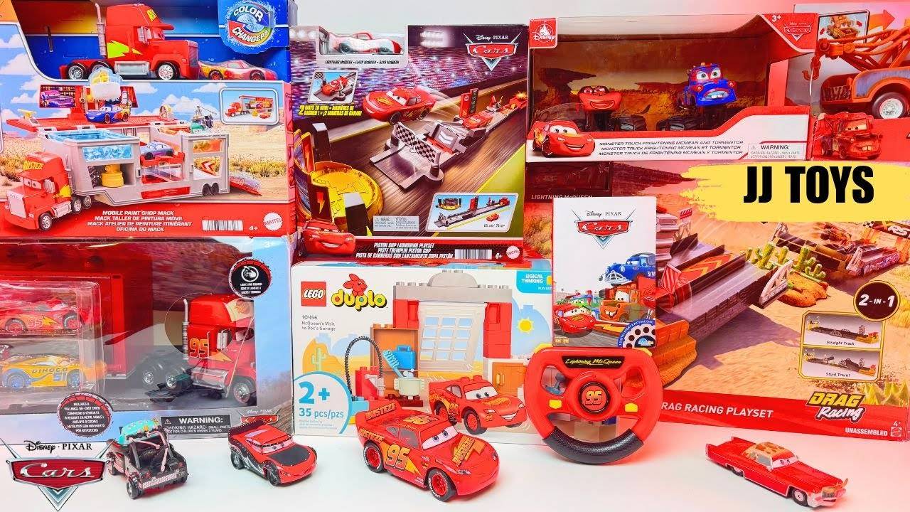 Распаковка набора. Трасса. Тачки. РАспаковка игрушек