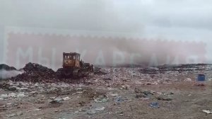 Еще одна свалка загорелась в Карелии.10 августа на полигоне ТБО в Кондопожском районе вспыхнул му