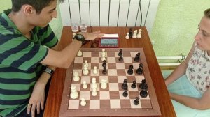 Погосов Давид (2179) - Сухарева Евгения (2017)