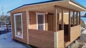 Баня Сказка 7.0 х 4.5 м. Фащевка.Строительная компания Брус48.