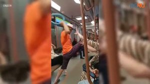 В московском метро один пассажир избил другого необычной флейтой
