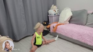 Тренируюсь дома. Художественная гимнастика.