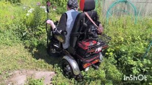 Я на даче, ч1. (I'm at the dacha, p1.). Скутеры для инвалидов. Mobility scooters.
