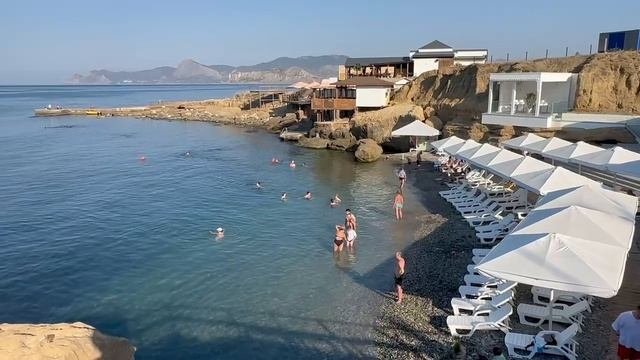 Пляж Устричный Крым