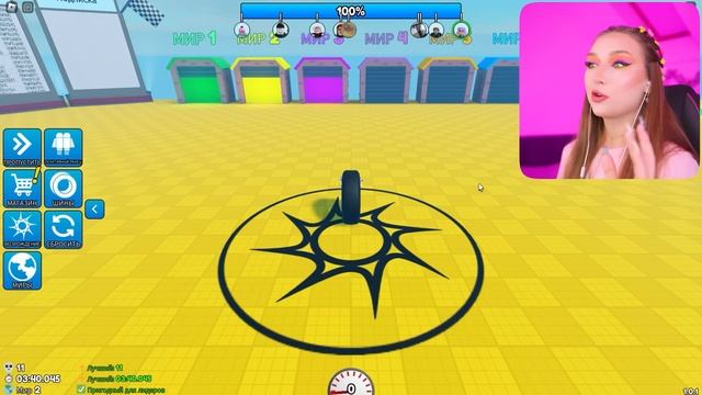 Ностя - РОБЛОКС ОББИ  но я В КОЛЕСЕ ! 